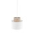 DUO WHITE JUTA Lampa wisząca 1 10078 TK Lighting Biały Juta, Biały