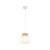 DUO WHITE JUTA Lampa wisząca 1 10078 TK Lighting Biały Juta, Biały