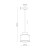 DUO WHITE JUTA Lampa wisząca 1 10078 TK Lighting Biały Juta, Biały