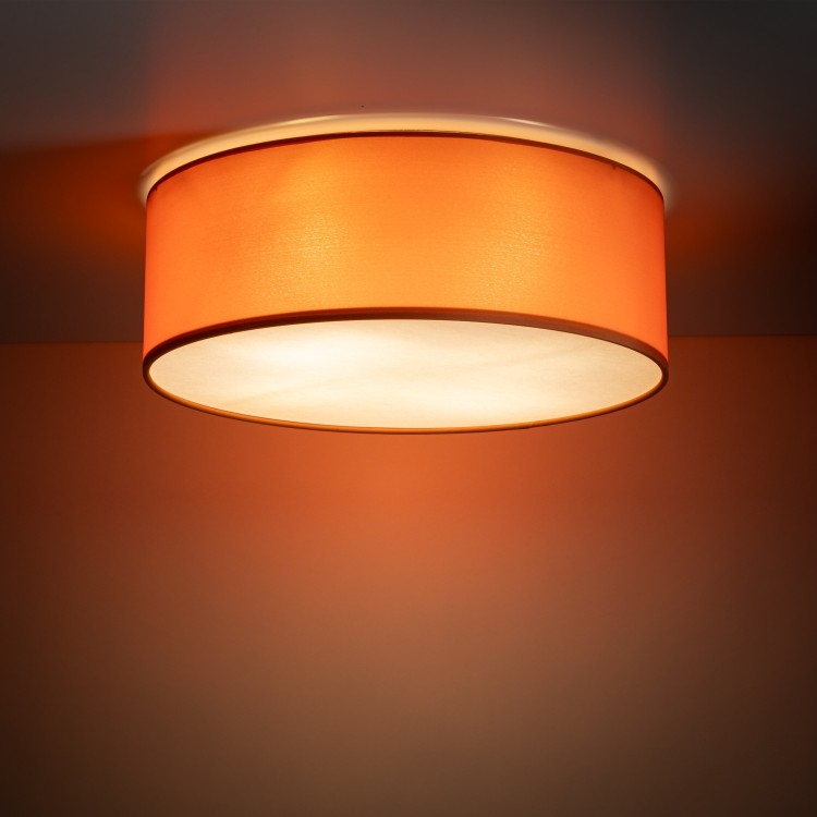 NICOLA ORANGE Lampa sufitowa 380 10153 TK Lighting Biały Pomarańczowy, Biały
