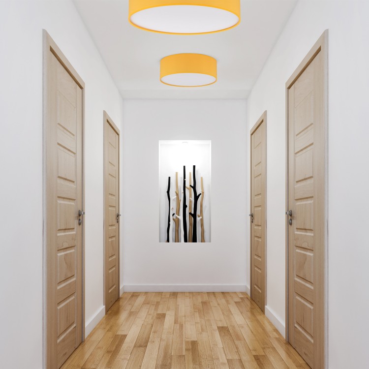 NICOLA YELLOW Lampa sufitowa 380 10154 TK Lighting Biały Biały, Żółty