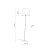 NICOLA BROWN Lampa podłogowa 1 S 16028 TK Lighting Brązowy Len