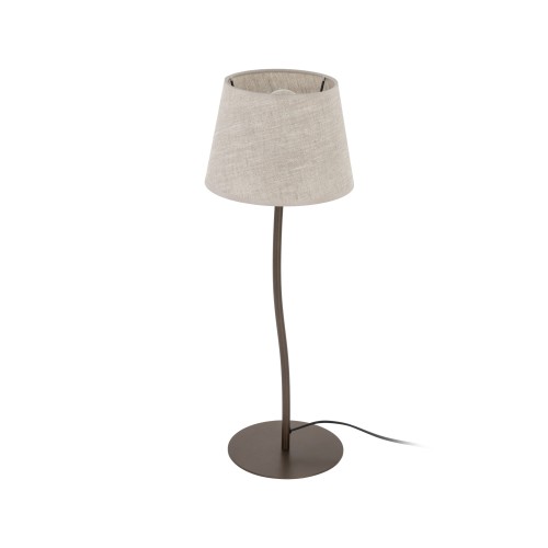 NICOLA BROWN Lampka nocna 1 S 16027 TK Lighting Brązowy Len