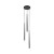 PIANO BLACK Lampa wisząca 3 10113 TK Lighting Czarny Czarny