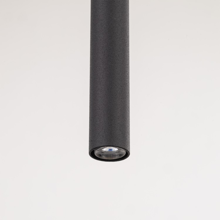 PIANO BLACK Lampa wisząca 3 10113 TK Lighting Czarny Czarny
