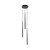 PIANO BLACK Lampa wisząca 3 10113 TK Lighting Czarny Czarny