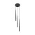 PIANO BLACK Lampa wisząca 3 10113 TK Lighting Czarny Czarny