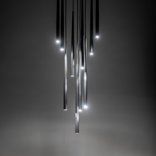PIANO BLACK Lampa wisząca 10 10114 TK Lighting Czarny Czarny