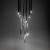 PIANO BLACK Lampa wisząca 10 10114 TK Lighting Czarny Czarny