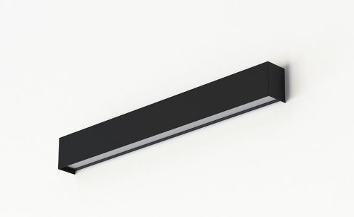 Oprawa liniowa ścienna STRAIGHT WALL LED S BLACK 7596 NOWODVORSKI Lighting 60cm T8 Loft nowoczesna oświetleniowa natynkowa kinkiet czarny Inspiracje Premium