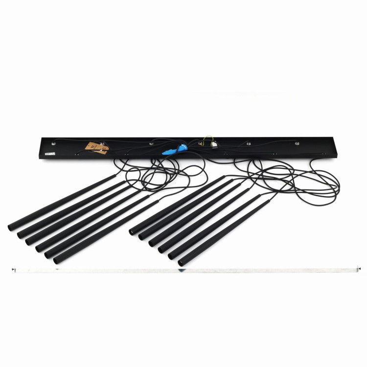 PIANO BLACK Lampa wisząca 12 10115 TK Lighting Czarny Czarny