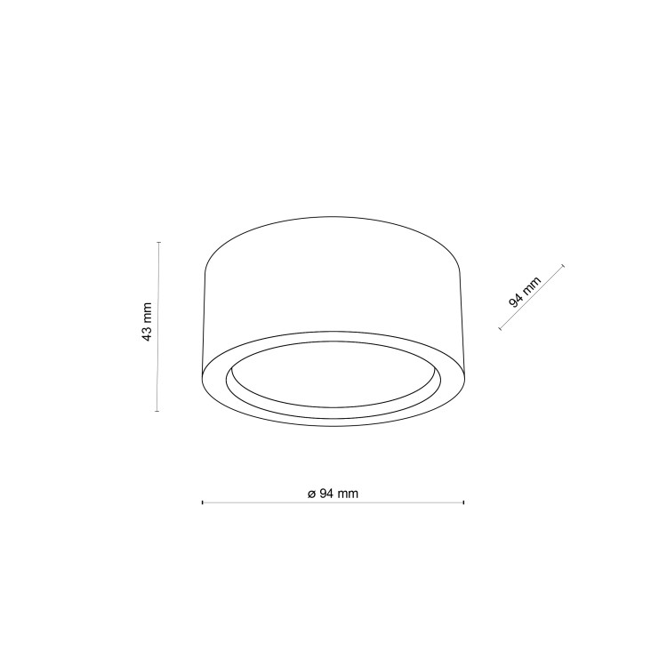 EVE WOOD BUK Lampa sufitowa 1 10123 TK Lighting Buk