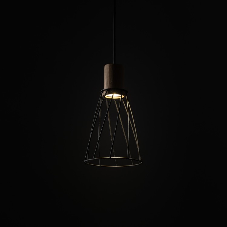 MODESTO WOOD SOSNA Lampa wisząca 1 10155 TK Lighting Sosna, Czarny Czarny