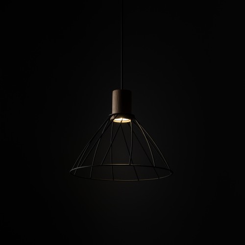 MODESTO WOOD SOSNA Lampa wisząca 1 10156 TK Lighting Czarny Czarny