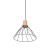 MODESTO WOOD SOSNA Lampa wisząca 1 10156 TK Lighting Czarny Czarny