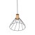 MODESTO WOOD SOSNA Lampa wisząca 1 10156 TK Lighting Czarny Czarny