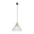 MODESTO WOOD SOSNA Lampa wisząca 1 10156 TK Lighting Czarny Czarny