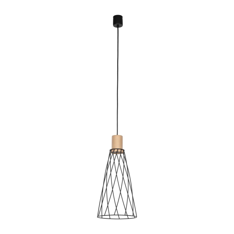 MODESTO WOOD SOSNA Lampa wisząca 1 10157 TK Lighting Czarny Czarny