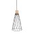 MODESTO WOOD SOSNA Lampa wisząca 1 10157 TK Lighting Czarny Czarny