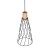 MODESTO WOOD SOSNA Lampa wisząca 1 10157 TK Lighting Czarny Czarny