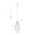 MODESTO WOOD SOSNA Lampa wisząca 1 10157 TK Lighting Czarny Czarny