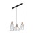 MODESTO WOOD SOSNA Lampa wisząca 3 10158 TK Lighting Czarny Czarny