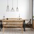 MODESTO WOOD SOSNA Lampa wisząca 3 10158 TK Lighting Czarny Czarny