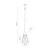 MODESTO BLACK Lampa wisząca 1 10159 TK Lighting Czarny Czarny