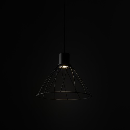 MODESTO BLACK Lampa wisząca 1 10160 TK Lighting Czarny Czarny