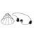 MODESTO BLACK Lampa wisząca 1 10160 TK Lighting Czarny Czarny