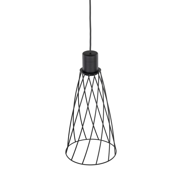 MODESTO BLACK Lampa wisząca 1 10161 TK Lighting Czarny Czarny