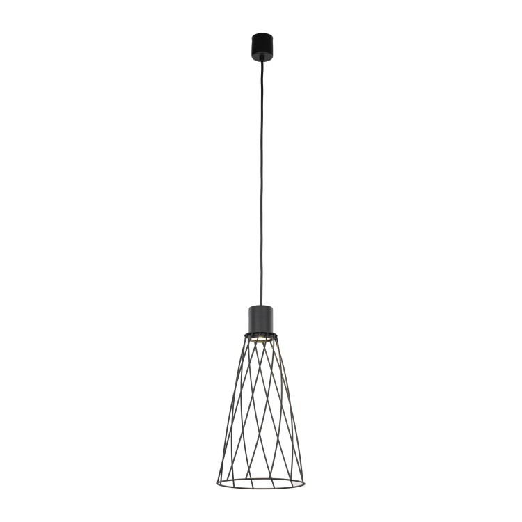 MODESTO BLACK Lampa wisząca 1 10161 TK Lighting Czarny Czarny