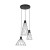 MODESTO BLACK Lampa wisząca 3 Koło 10187 TK Lighting Czarny Czarny