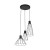 MODESTO BLACK Lampa wisząca 3 Koło 10187 TK Lighting Czarny Czarny