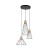 MODESTO WOOD SOSNA Lampa wisząca 3 Koło 10188 TK Lighting Czarny Czarny