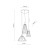 MODESTO WOOD SOSNA Lampa wisząca 3 Koło 10188 TK Lighting Czarny Czarny
