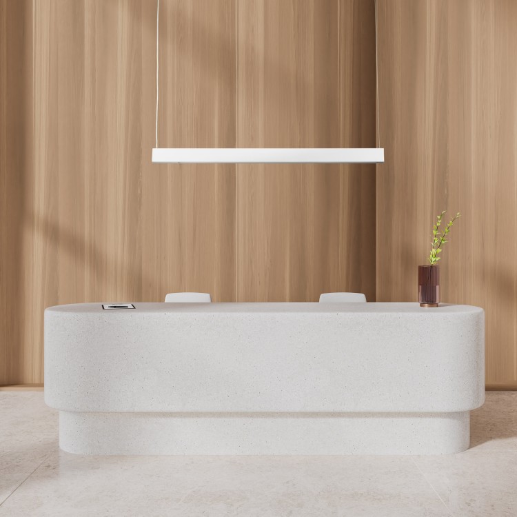 LUXE WHITE Lampa wisząca LED 18079 TK Lighting Czarny Biały