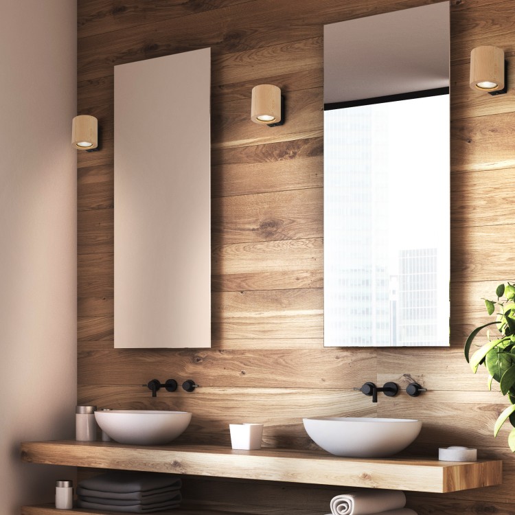 EVE WOOD BUK Kinkiet 1 10197 TK Lighting Buk, Czarny