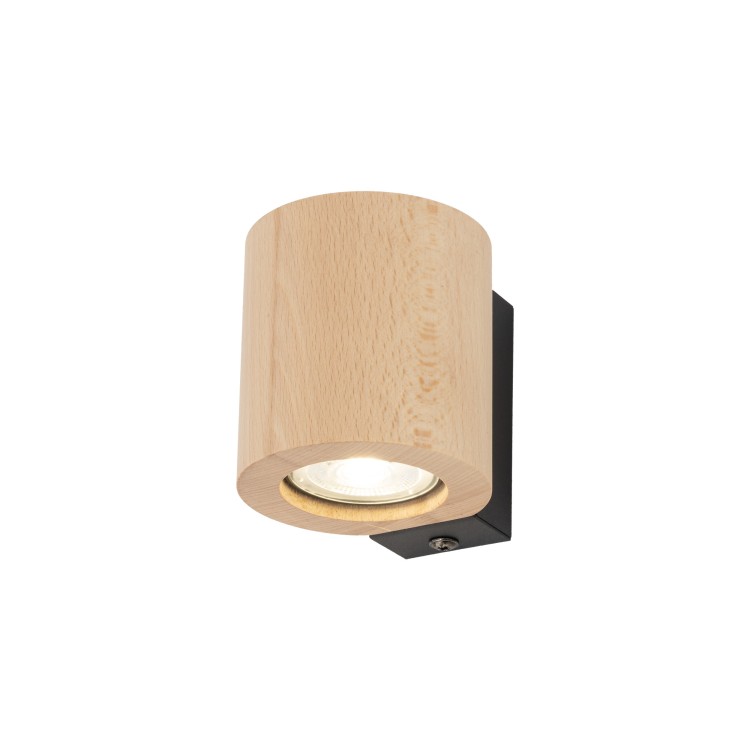 EVE WOOD BUK Kinkiet 1 10197 TK Lighting Buk, Czarny