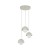 BONO BEIGE Lampa wisząca 3 10206 TK Lighting Beżowy Biały