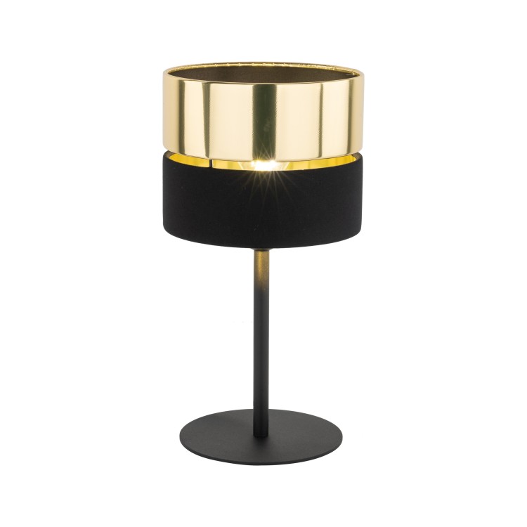 HILTON Lampka nocna 1 16051 TK Lighting Czarny Złoty, Czarny