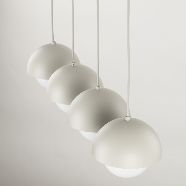BONO BEIGE Lampa wisząca 4 Listwa 10213 TK Lighting  Biały