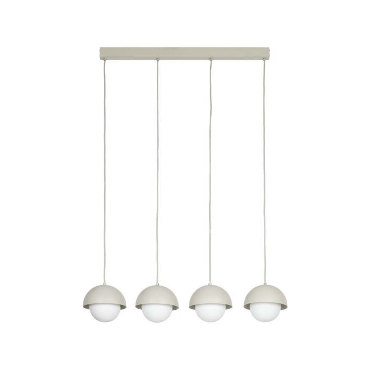 BONO BEIGE Lampa wisząca 4 Listwa 10213 TK Lighting  Biały