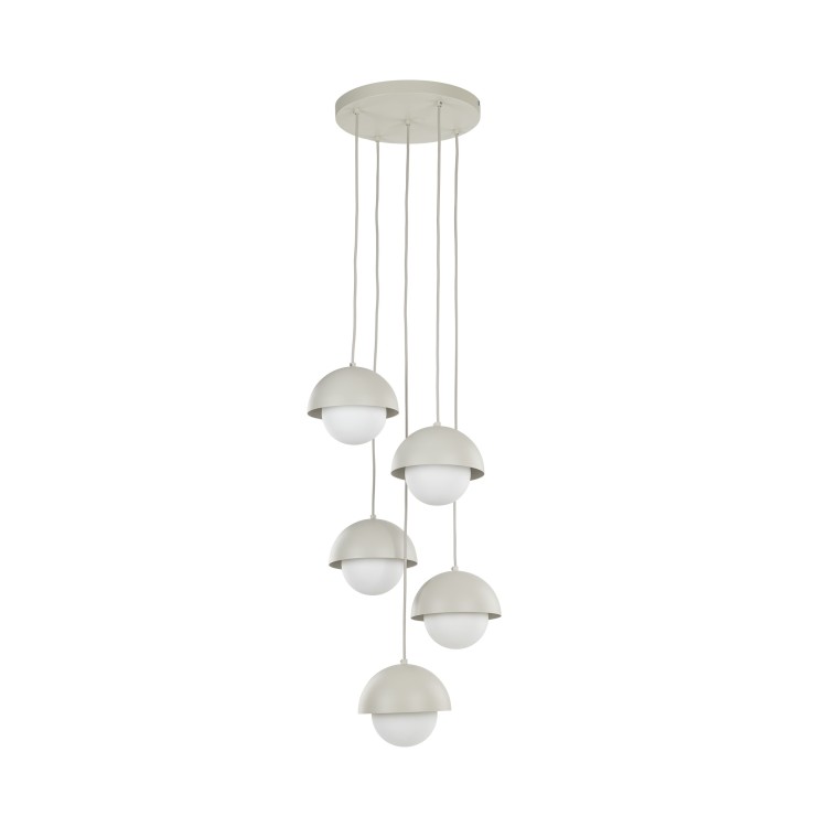 BONO BEIGE Lampa wisząca 5 10214 TK Lighting  Biały
