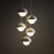BONO BEIGE Lampa wisząca 5 10214 TK Lighting  Biały