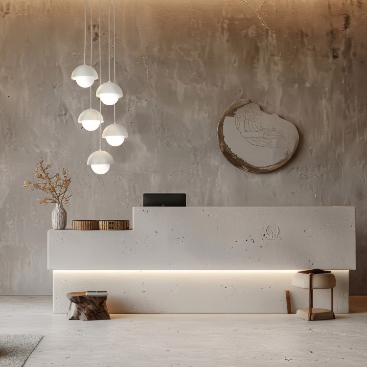 BONO BEIGE Lampa wisząca 5 10214 TK Lighting  Biały
