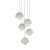 BONO BEIGE Lampa wisząca 5 10214 TK Lighting  Biały