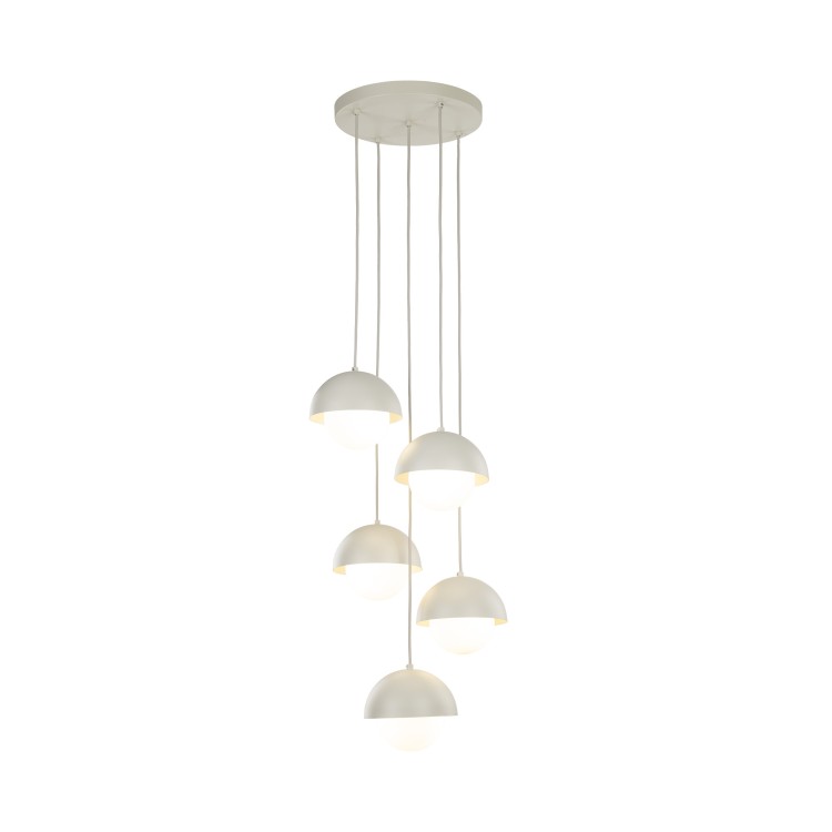 BONO BEIGE Lampa wisząca 5 10214 TK Lighting  Biały