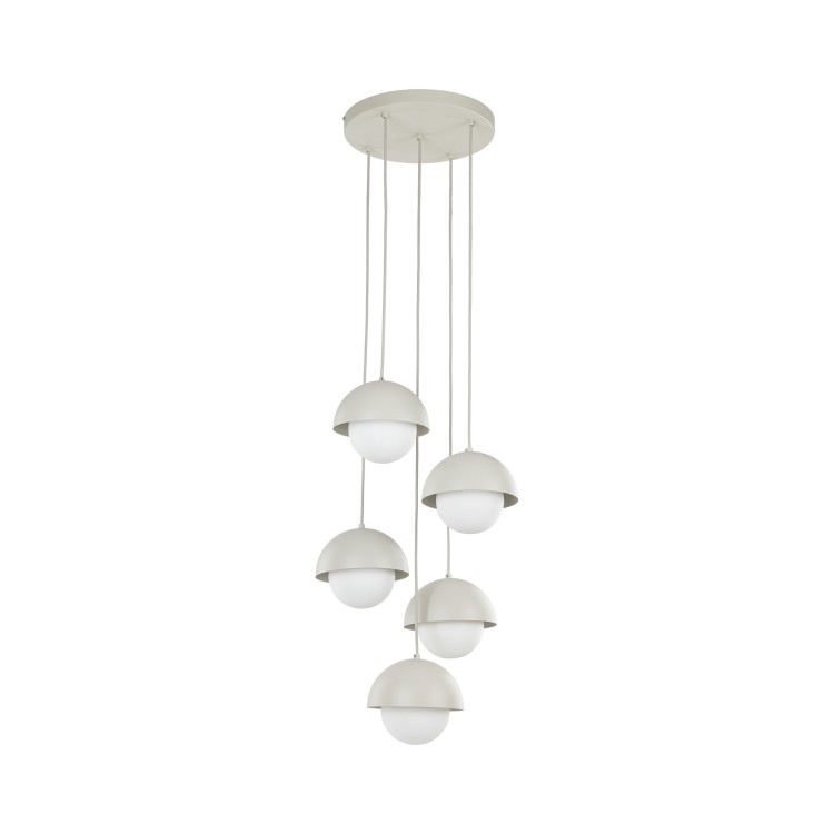 BONO BEIGE Lampa wisząca 5 10214 TK Lighting  Biały