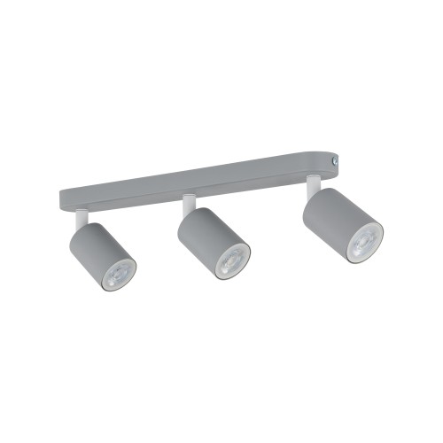 LIVIA GRAY Lampa sufitowa 3 10242 TK Lighting Szary Szary